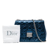 Dior Large Metallic Aged Calfskin Cannage Miss Dior Flap Secondhand