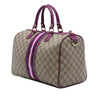 Gucci Medium GG Supreme Joy Web Boston Bag Secondhand