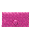 Bottega Veneta Nappa Intrecciato Turn Lock Clutch Secondhand