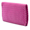 Bottega Veneta Nappa Intrecciato Turn Lock Clutch Secondhand