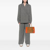 Prada Medium Bicolor Saffiano Lux Galleria Double Zip Satchel Secondhand