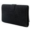 Saint Laurent Suede Shimmer Glitter Chyc Ligne Clutch Secondhand
