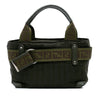 Secondhand Fendi Zucca Nylon Zip Code Handbag