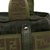 Secondhand Fendi Zucca Nylon Zip Code Handbag