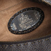 Fendi Perforated Leather Selleria Boston Bag Secondhand