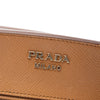 Prada Bicolor Saffiano Cuir Trimmed Leather Satchel Secondhand