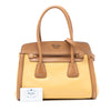 Prada Bicolor Saffiano Cuir Trimmed Leather Satchel Secondhand