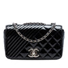 Chanel Small Quilted Patent Coco Boy Flap Secondhand