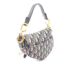 Dior Mini Oblique Canvas Saddle Bag Secondhand