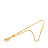 Chanel CC Gold Plated Teardrop Pendant Necklace Secondhand