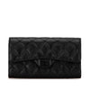 Secondhand Chanel CC Quilted Lambskin Flap Continental Wallet