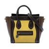 Celine Nano Tricolor Leather Luggage Tote Secondhand