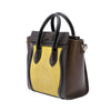 Celine Nano Tricolor Leather Luggage Tote Secondhand