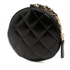 Chanel CC Lambskin Camellia Bouquet Round Coin Pouch Secondhand