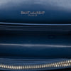 Saint Laurent Mini Croc Embossed Leather  Monogram Sunset Wallet on Chain Secondhand