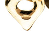 Chanel CC Gold Plated Double Heart Pendant Necklace Secondhand