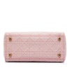 Dior Medium Embroidered Canvas Cannage Lady D Lite Secondhand