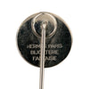 Hermès Palladium Plated Clou de Selle Stick Pin Brooch Secondhand