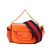 Gucci Mini Leather Horsebit 1955 Web Satchel Secondhand