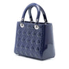 Secondhand Dior Medium Patent Cannage Lady Dior