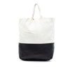 Celine Bicolor Leather Vertical Cabas Tote Secondhand