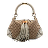 Gucci Medium GG Canvas Bamboo Indy Hobo Secondhand