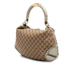 Gucci Medium GG Canvas Bamboo Indy Hobo Secondhand