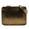 Bottega Veneta Metallic Nappa Intrecciato Shoulder Bag Secondhand