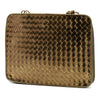 Bottega Veneta Metallic Nappa Intrecciato Shoulder Bag Secondhand