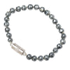 Chanel CC Faux Pearl Brass Bracelet Secondhand