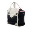 Versace Suede and Goatskin Signature Satchel Secondhand