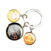 Secondhand Chanel Brass Rouge Coco Key Ring