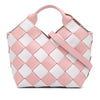 Secondhand LOEWE Mini Woven Calfskin Gingham Basket Bag