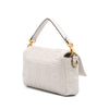 Secondhand Fendi Zucca Embossed Leather Baguette Satchel
