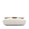 Secondhand Fendi Zucca Embossed Leather Baguette Satchel