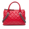 Secondhand Chanel Small Quilted Shiny Sheepskin Boy Chained Tote