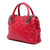 Secondhand Chanel Small Quilted Shiny Sheepskin Boy Chained Tote
