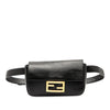 Secondhand Fendi Leather FF Logo Baguette Belt Bag