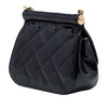 Chanel CC Quilted Patent Frame Flap Clutch with Chain Secondhand
