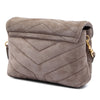 Saint Laurent Toy Matelasse Suede Monogram LouLou Crossbody Secondhand