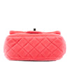 Secondhand Chanel Mini Square Classic Velvet Pearl Crush Single Flap