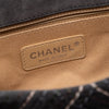 Secondhand Chanel Paris Edinburgh Medium Stitched Suede Saltire Single Flap
