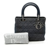 Dior Medium Denim Cannage Lady Dior Secondhand