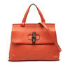 Gucci Small Calfskin Bamboo Daily Satchel Secondhand
