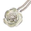 Chanel Silver Plated Camellia Chain Belt Secondhand