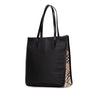 Secondhand Burberry Nova Check Trimmed Nylon Tote