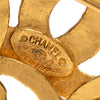 Secondhand Chanel Gold Plated CC Flower Brooch