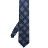 Romeo Gigli Blue Diamond Pattern Silk Tie - '90s Second hand