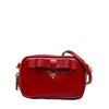 Saffiano Vernice Bow Crossbody Bag - '10s Second-hand