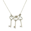 Triple Key Pendant Necklace - '10s Second-hand